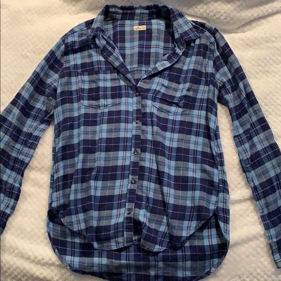 Hollister Blue Flannel - Picture 1 of 1